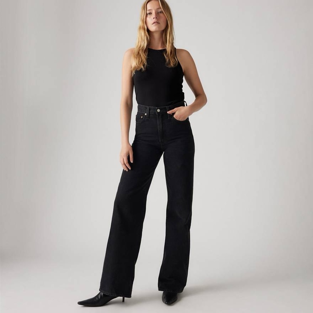 Levi's Black Flare & Wide Leg Jeans